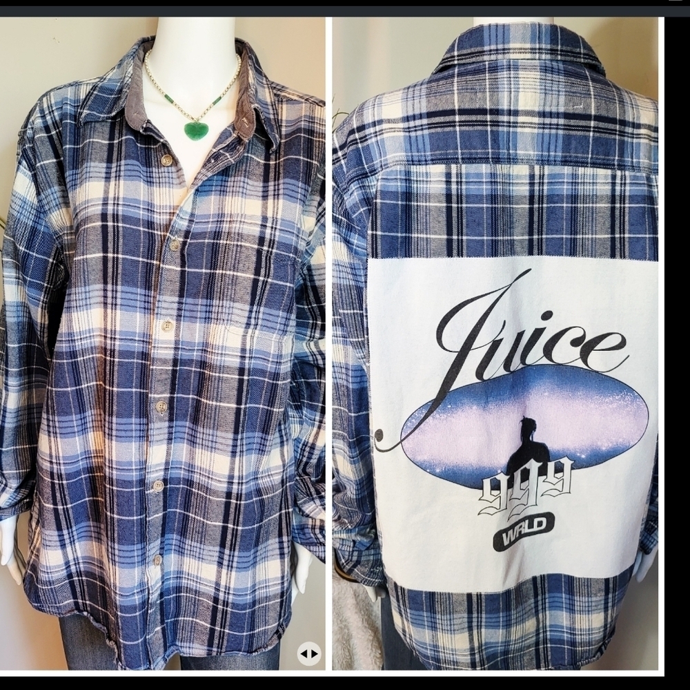 Unique One Of A Kind Unisex Juice Wrld 999 Flannel